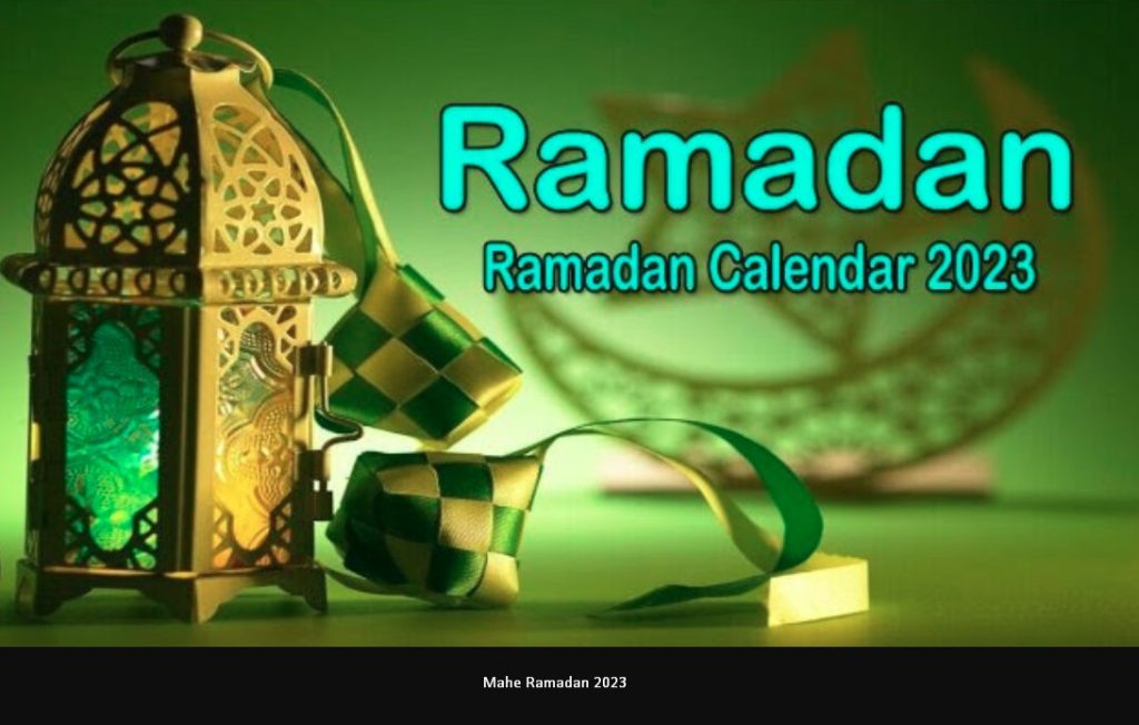 Mahe Ramadan Calendar 2024 Eid Mubarak Message