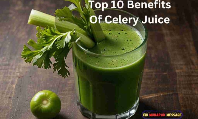 Top 10 Things You Should Know About the Benefits of Celery Juice