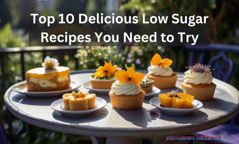 Top 10 Delicious Low Sugar Recipes You Need to Try