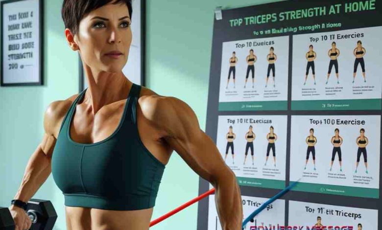 Top 10 Triceps Exercises to Build Strength at Home